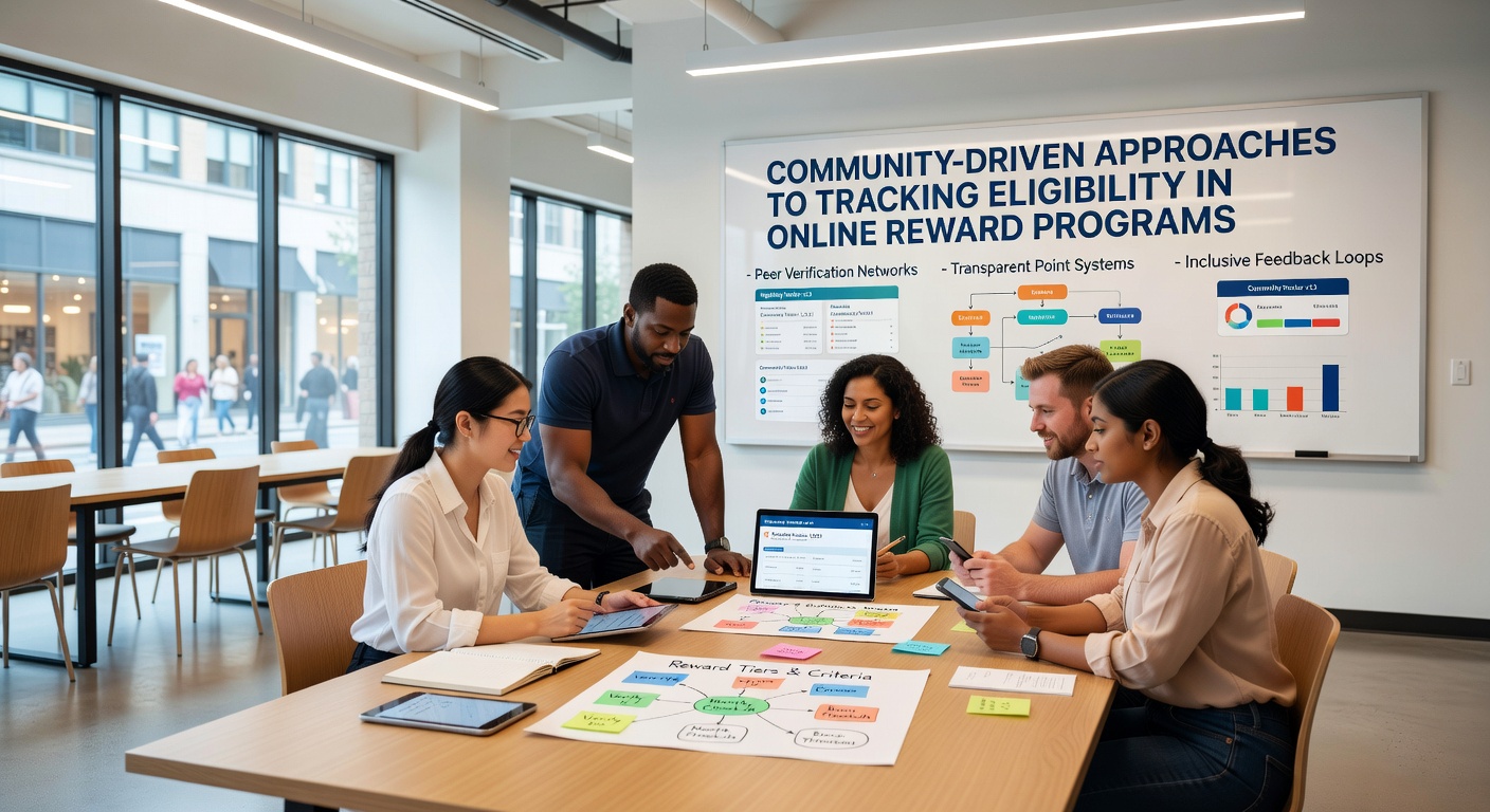 Users collaborating on eligibility spreadsheets and alert systems for reward programs