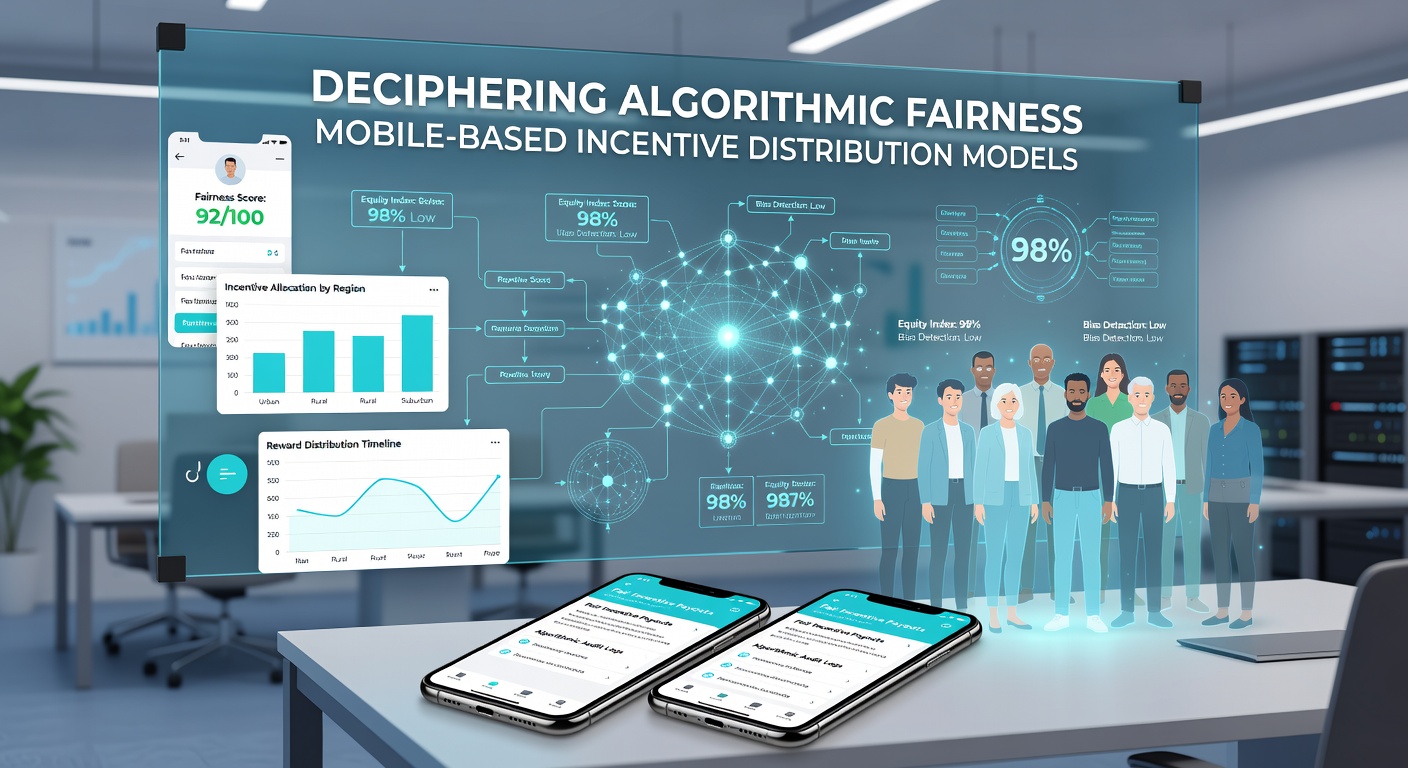 Data visualization showing fairness audit results across different user groups in a mobile incentive platform