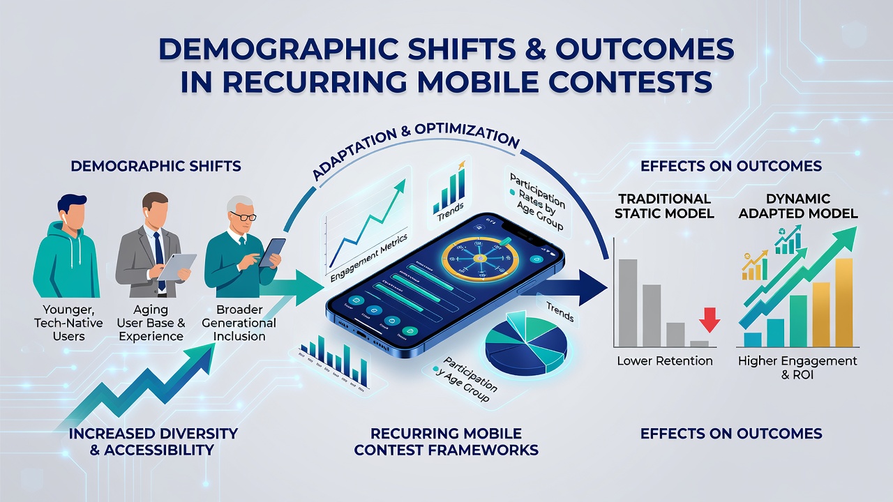 Mobile contest participation maps highlighting urban versus rural demographic distributions