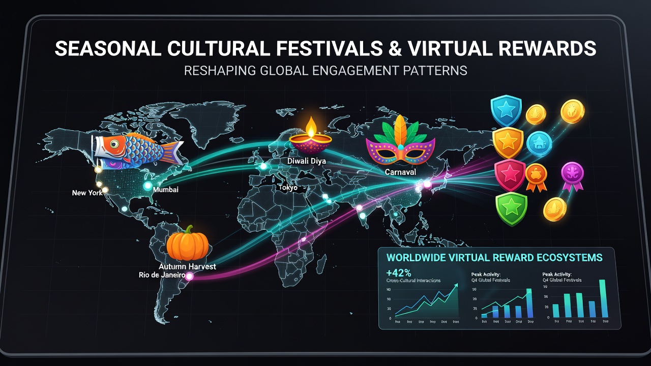 Analytics dashboard displaying engagement spikes tied to cultural festival periods