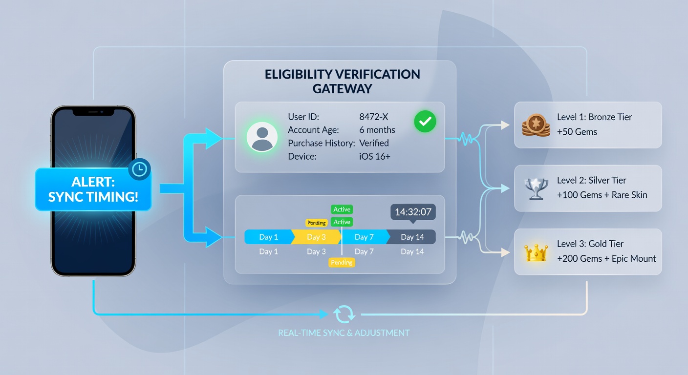 Dashboard view of alert timing logs integrated with eligibility verification metrics